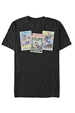Disney Lilo & Stitch - LILO STITCH TAROT Unisex Crew neck T-Shirt Black XL