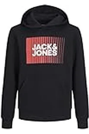 JACK & JONES Junior Jongens JJECORP Logo Sweat Hood Play NOOS JNR capuchontrui, , 164, , 164 cm