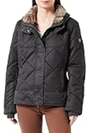 Camel Active Damesblouse met opstaande kraag in vintage look, , 42