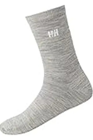 Helly Hansen Everyday Wollen Sok, 2 Pack, 949 Grey Melange, maat 45-47