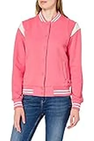 Urban classics Dames Dames Inset Sweat Jacket College-jas, , 4XL