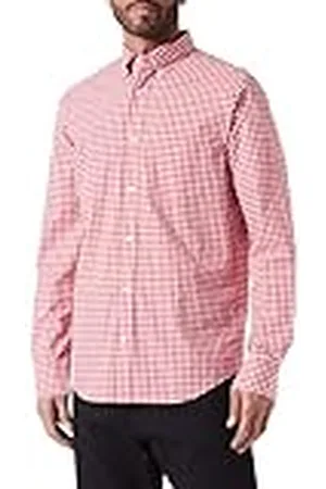 GANT Reg Poplin Gingham Herenshirt, klassiek hemd, , 3XL
