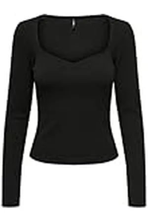 ONLY Dames Onlfaith L/S Heart Top JRS Longsleeve T-shirt, , L