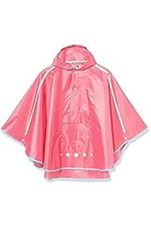Playshoes Uniseks regenponcho voor kinderen, opvouwbare regenjas, , S