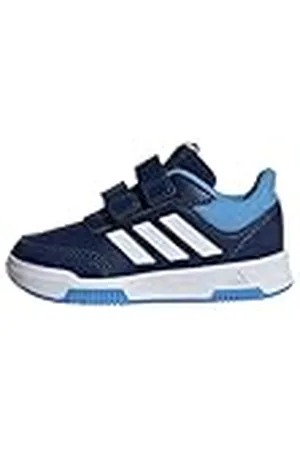 adidas Uniseks-Kind Tensaur Hook and Loop Shoes, Dark Blue/Cloud White/Blue Burst, 19 EU