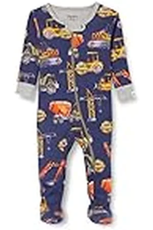Hatley Organic Cotton Sleepsuit pyjama voor kinderen en peuters, , 3-6 Maanden