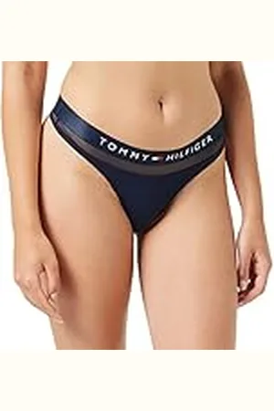 Tommy Hilfiger Thong dames ondergoed, Blauw (Navy Blazer), S
