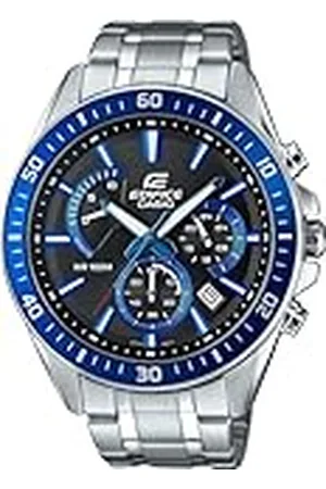 Casio Chronograaf Quarz herenhorloge met roestvrijstalen band EFR-552D-2AVUEF, , armband