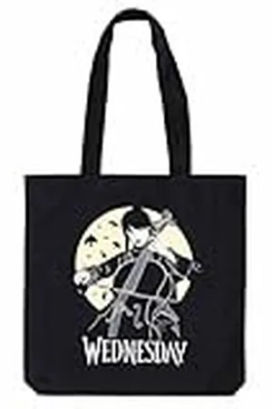 Grupo Erik Tote Bag Wednesday - Katoenen Draagtas - Boodschappentas - Boodschappentas lang handvat - 37 x 39 x 10 cm