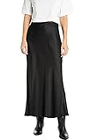 Replay Lange rok voor dames, dierenprint, viscose, , XS