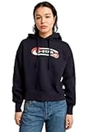 G-Star RAW Old Skool Logo Loose Hooded Sweater, , XL