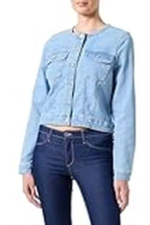 VERO MODA Dames VMCATH LS Slim Jacket VI3444 LCS Jeansjack, Light Blue Denim, XS, , XS
