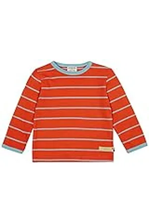 loud + proud Uniseks kinderstrepen, GOTS-gecertificeerd T-shirt, , 74-80