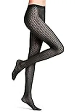 Falke Dames Panty Cryptogram 30 DEN W TI Sheer Gedessineerd 1 Stuk, , S
