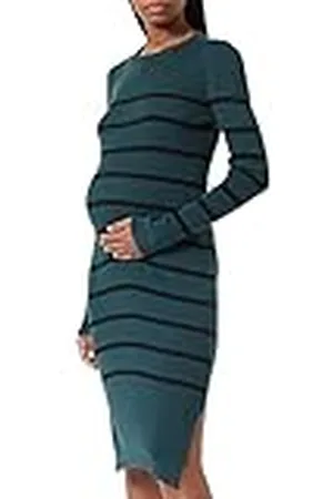 Noppies Maternity damesjurk Obion lange mouwen jurk, Green gables-P982, XS
