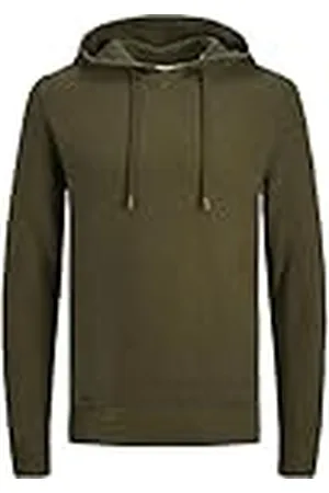JACK & JONES Heren Jcoclassic Twill Knit Hood Sn Hoodie, , S