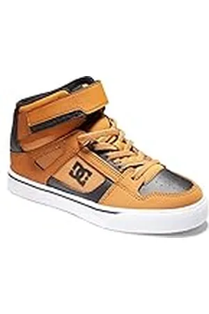 Dcshoes Pure Ev-high-top leren schoenen voor jongens, Wheat Black, 28.5 EU