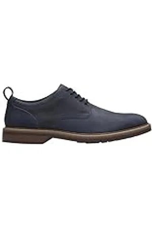 Clarks Heren Aldwin Lace Derby, Navy Nubuck, 9.5 UK, , 44 EU