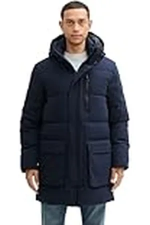 TOM TAILOR Herenparka met afneembare capuchon, , S