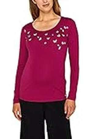 ESPRIT Dames T-shirt Ls zwangerschapsoverhemd met lange mouwen