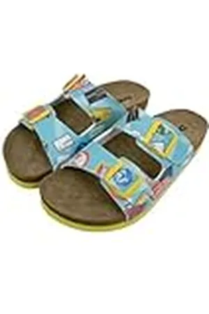 Dogo Dames veganistisch leer blauwe sandalen - Let