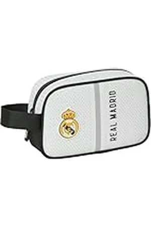 Safta Real Madrid 1. Team 24/25 Toilettas voor kinderen, klein, toilettas, ideaal voor verschillende leeftijden, comfortabel en veelzijdig, kwaliteit en duurzaamheid, 22 x 8 x 13,5 cm,