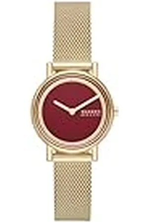 Skagen Signatur Horloge voor dames, Quartz uurwerk met roestvrij stalen of leren band