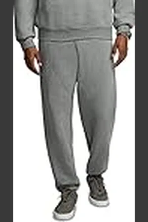 Fruit Of The Loom Eversoft Fleece elastische onderkant joggingbroek met zakken, ontspannen pasvorm, vochtafvoerend, ademend, , XXL