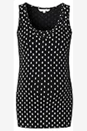 Noppies Maternity dames tanktop verpleegkundige mouwloze allover print Miami T-shirt, Black-P090, XS