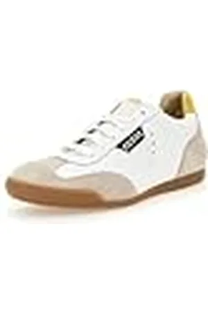 Guess Vertigo, veterschoenen voor heren, White Brown Ochre, 40 EU