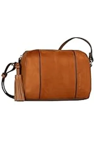 TOM TAILOR Dames Pira schoudertas, cognac bruin