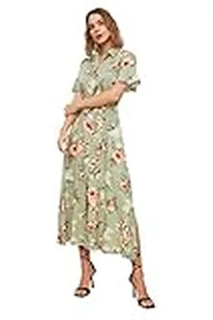 Trendyol Dames Midi Shirt Regular Fit Geweven Jurk, , 66