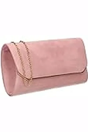 Swankyswans Dames Anny Suedette Flapover Clutch, Sling Bag, One Size, , Eén maat