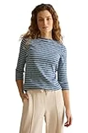 CECIL Gestreept melange shirt, , XS