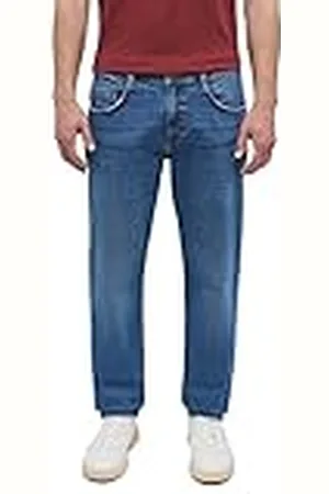 Mustang Herenstijl Denver Straight Jeans, , 35W x 36L