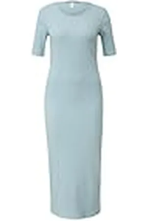 QS by s.Oliver Maxi-jurk met geribbelde structuur, , XL