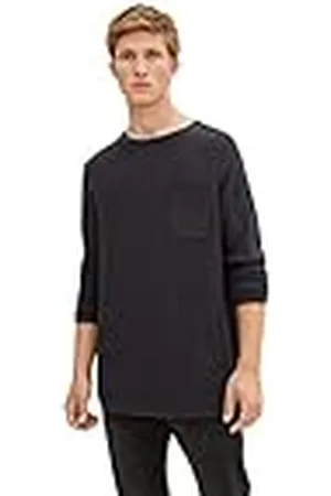 TOM TAILOR Uomini Gebreide trui met borstzak 1033631, , XS