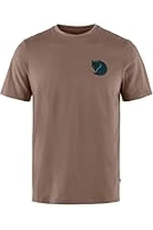 Fjällräven 12600216-244 Walk with Nature T-shirt M T-shirt heren suède bruin maat XL, , XL
