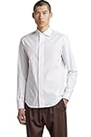 G-Star RAW Heren Formal Superslim Shirt, Wit (Wit C271-110), M
