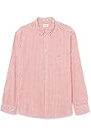 GANT REG COTTON LINEN STRIPE SHIRT, , M