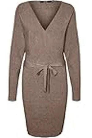 VERO MODA Gebreide damesjurk VMHOLLYREM lange jurk, , M