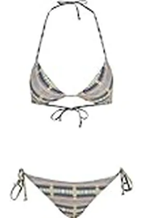 Urban classics Dames bikini met triangel top Ladies Inka bikini set, tweedelig badpak verkrijgbaar in 2 kleuren, maten XS - XXL, , XS