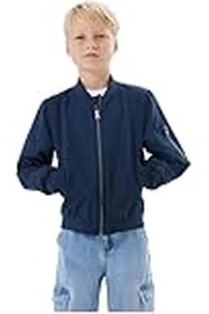 NAME IT NKNMONSTER Bomber Jacket NOOS Jas, Navy Blazer/Detail:Zipper Pocket, 128, , 128 cm