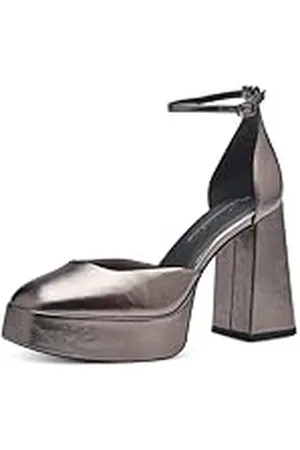 Tamaris Pumps voor dames met riem, veganistische blokhak, , 37 EU
