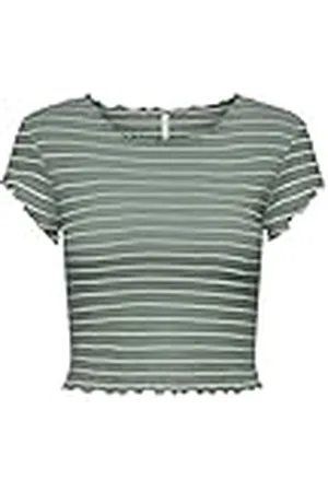 ONLY Onlanits S/S Cropped TOP JRS, , XL