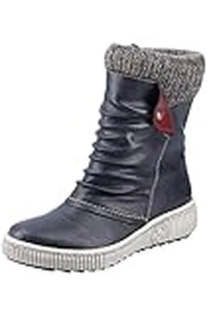 Rieker Dames Z6693-14 Felicitas Antistress Knit Manchet Enkellaars, , 41 EU