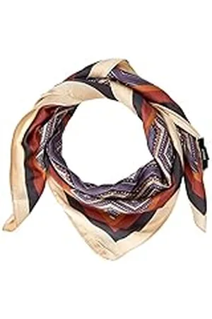 ONLY Dames Onlcherie Life Satin Scarf Acc sjaal, Leather Brown/AOP: AOP, eenheidsmaat EU, , Eén Maat