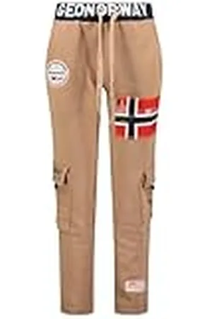 Geographical Norway Mycargo Lady Mycargo Lady Joggingbroek voor dames, trainingsbroek, sport, fitness, hardlopen, yoga, dames, zakken, katoen, dames, lente, winter (taupeL), , L