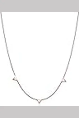 Elli Halsketting dames driehoek Geo Trend Minimal in 925 sterling zilver, 40 EU, Sterling zilver