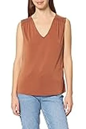 Comma, Mouwloos T-shirt voor dames.